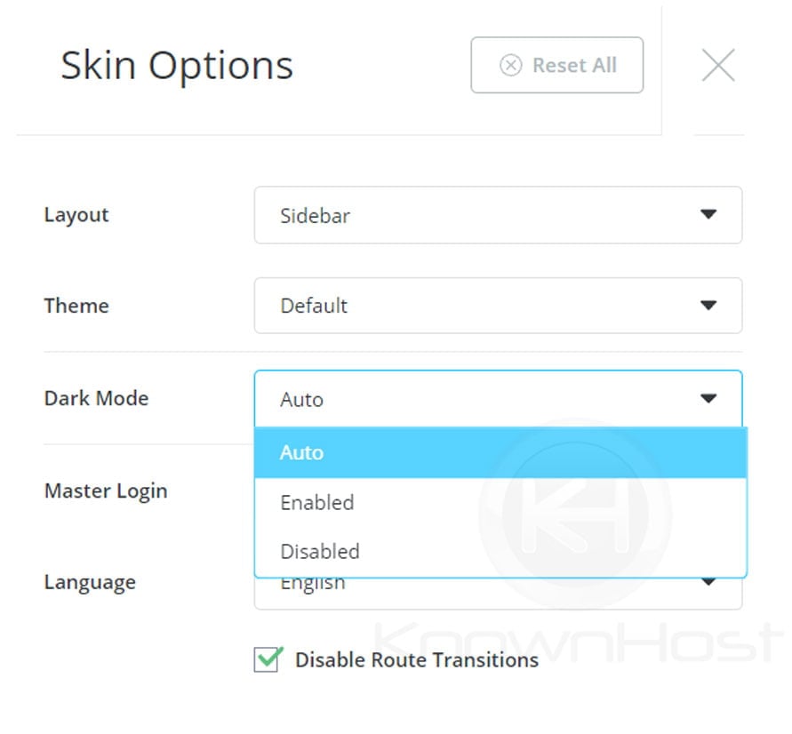 How To Change The Skin In Directadmin Knownhost