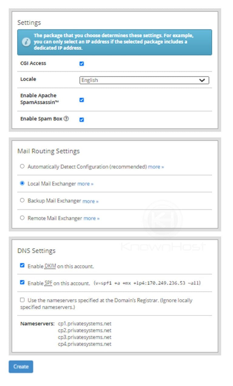 How To Create A CPanel Account Using WHM KnownHost