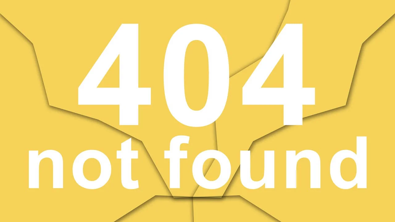 404 Error Message