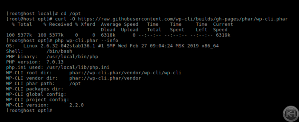 How To Install CLI For WordPress - KnownHost