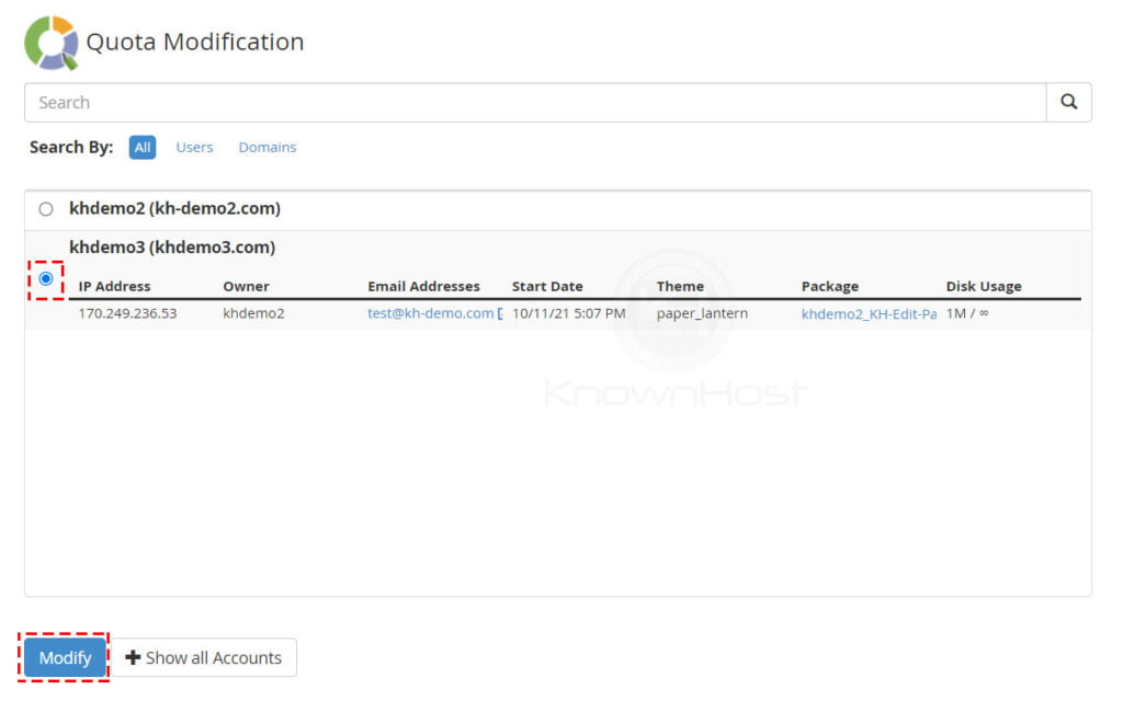 how-to-modify-a-user-s-pre-defined-quota-using-whm-knownhost