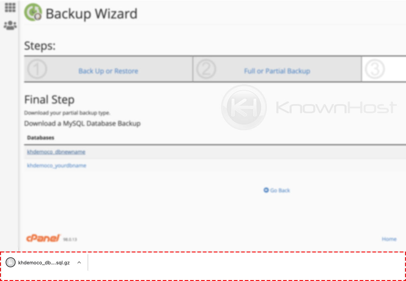 how-to-backup-mysql-database-using-cpanel-knownhost